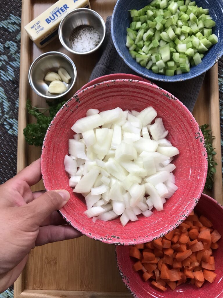 Chopped onion