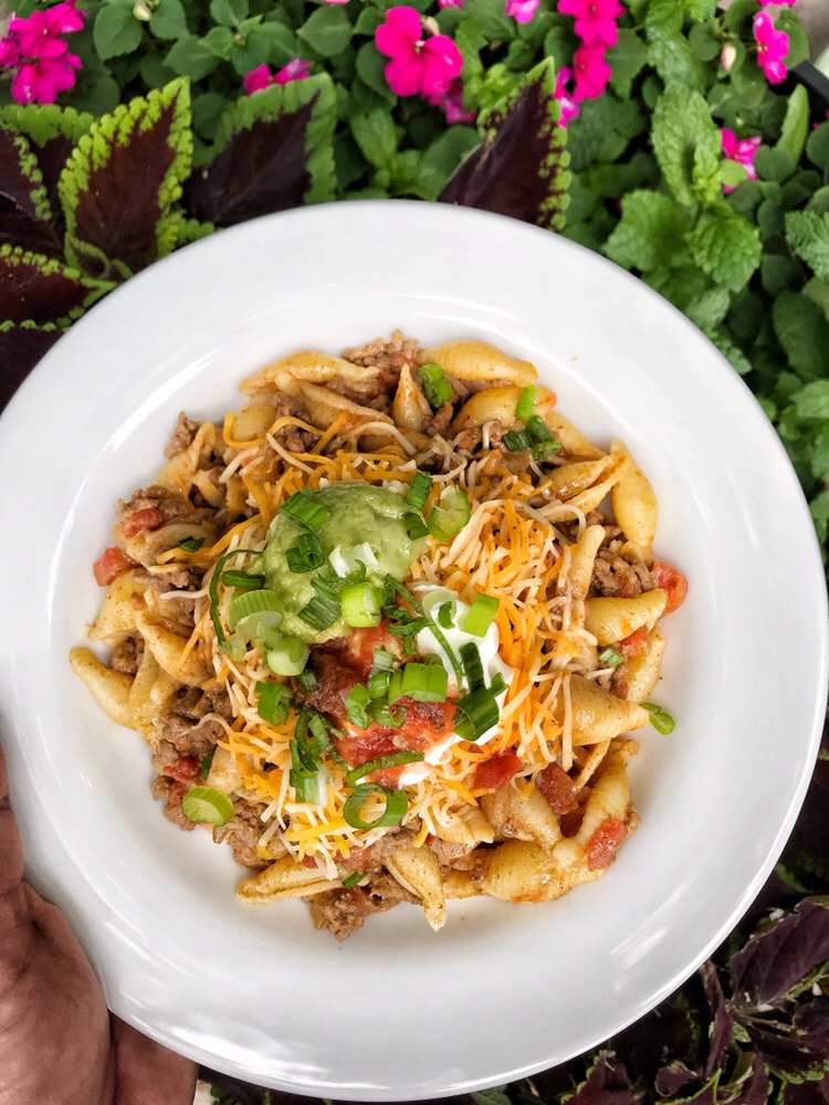A taco and pasta lovers dream. Perfect for even the pickiest eaters.
