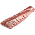 A rack of ribs