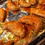 Finished chicken tenders.