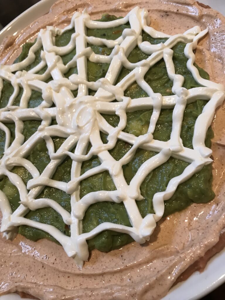 The sour cream spider web