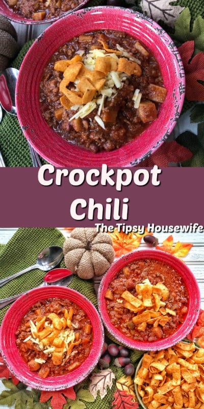 The recipe cover image for Crockpot Chili