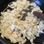 Onions cooking