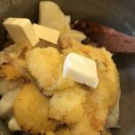 Butter on top of the squash