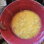 The egg mixture