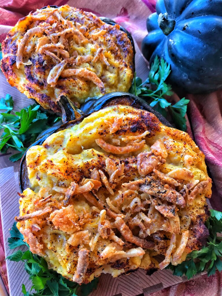 Cheesy Stuffed Acorn Squash