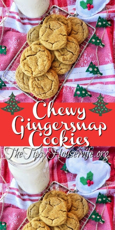 The cover image for Chewy Gingersnap Cookies