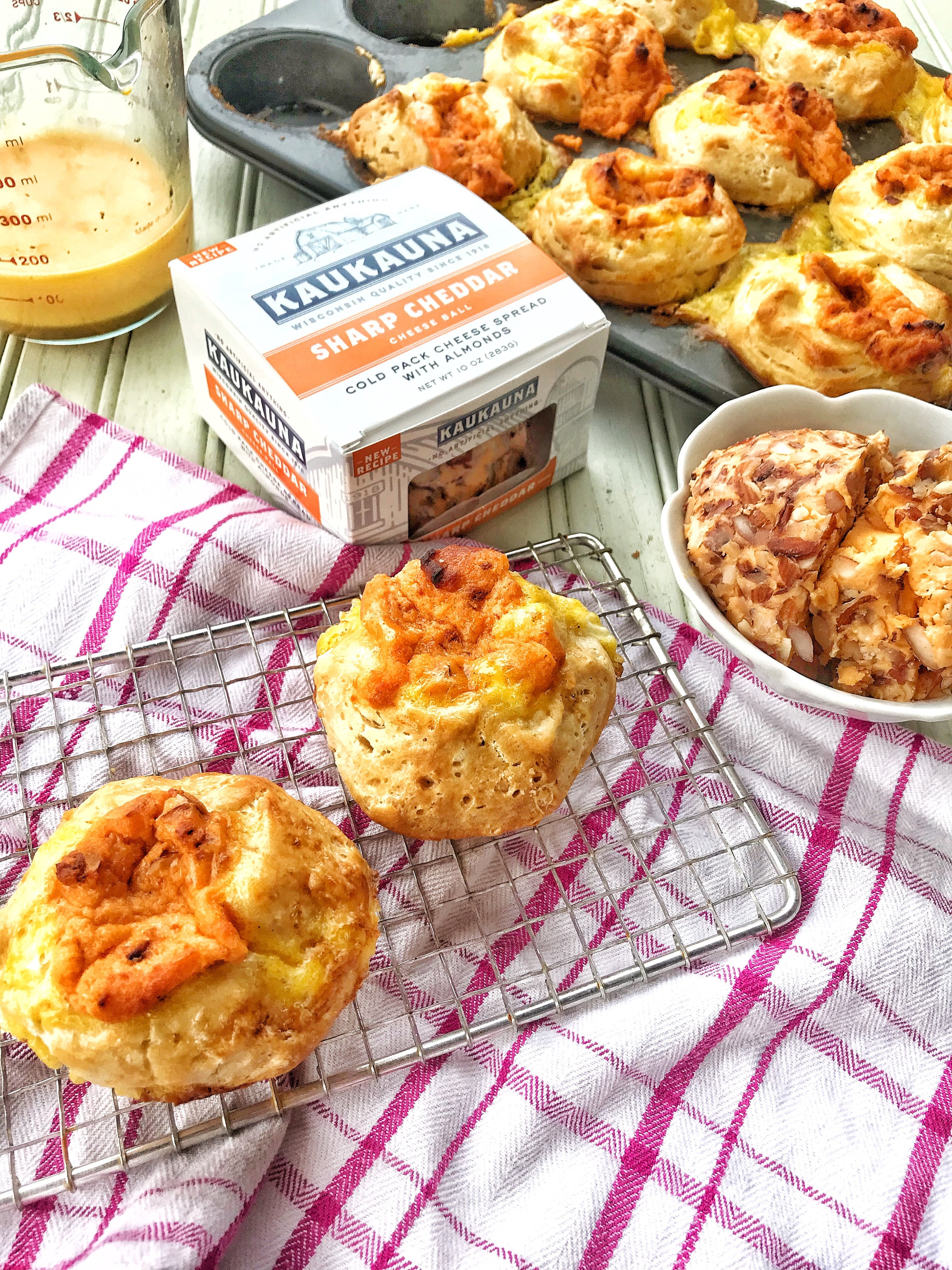Cheddar Egg Biscuits