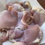 Raw chicken pieces