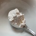 A spoon of corn starch