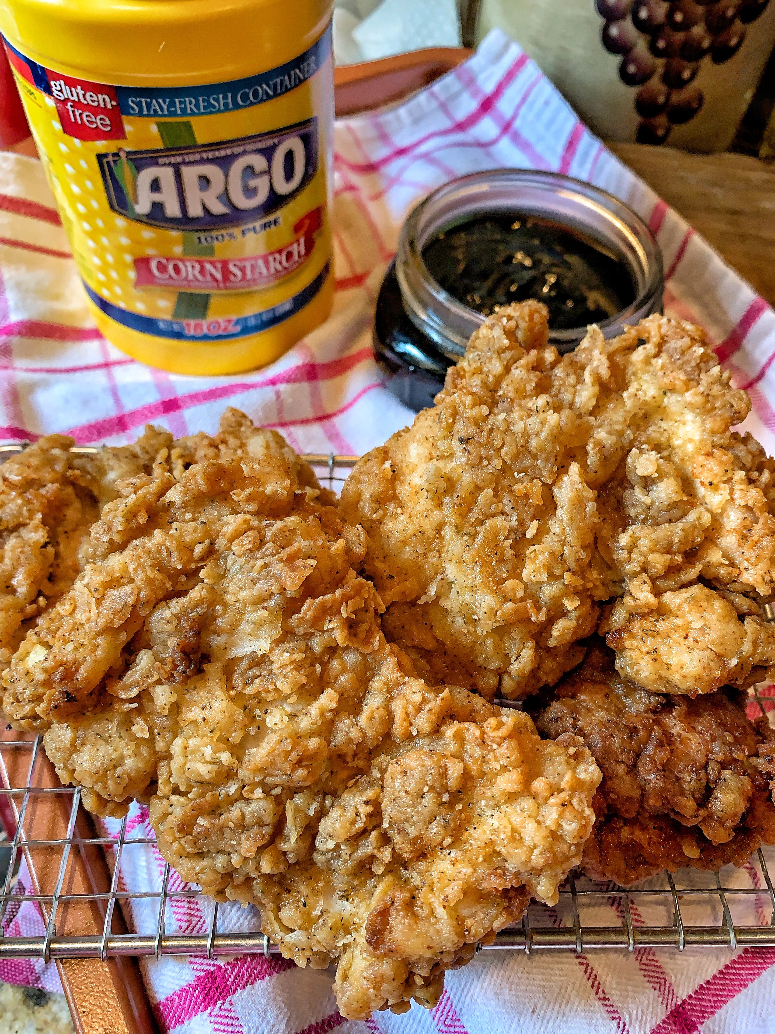 A close up of Cripsy Fried Chicken