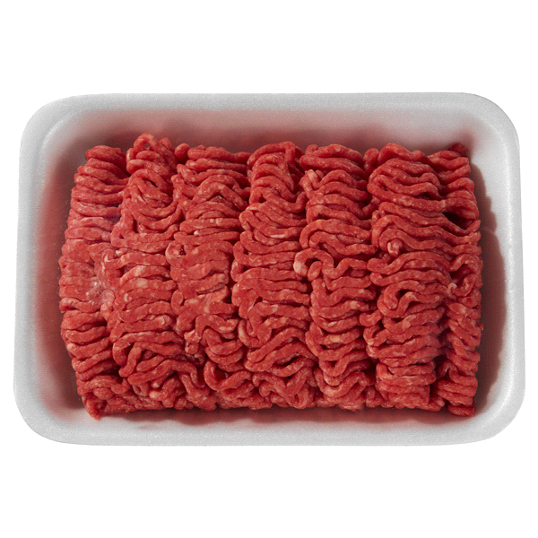 A package of ground beef