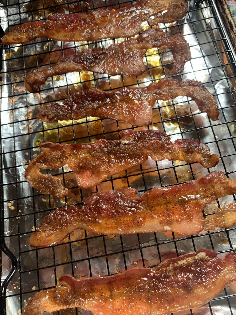 Candied bacon