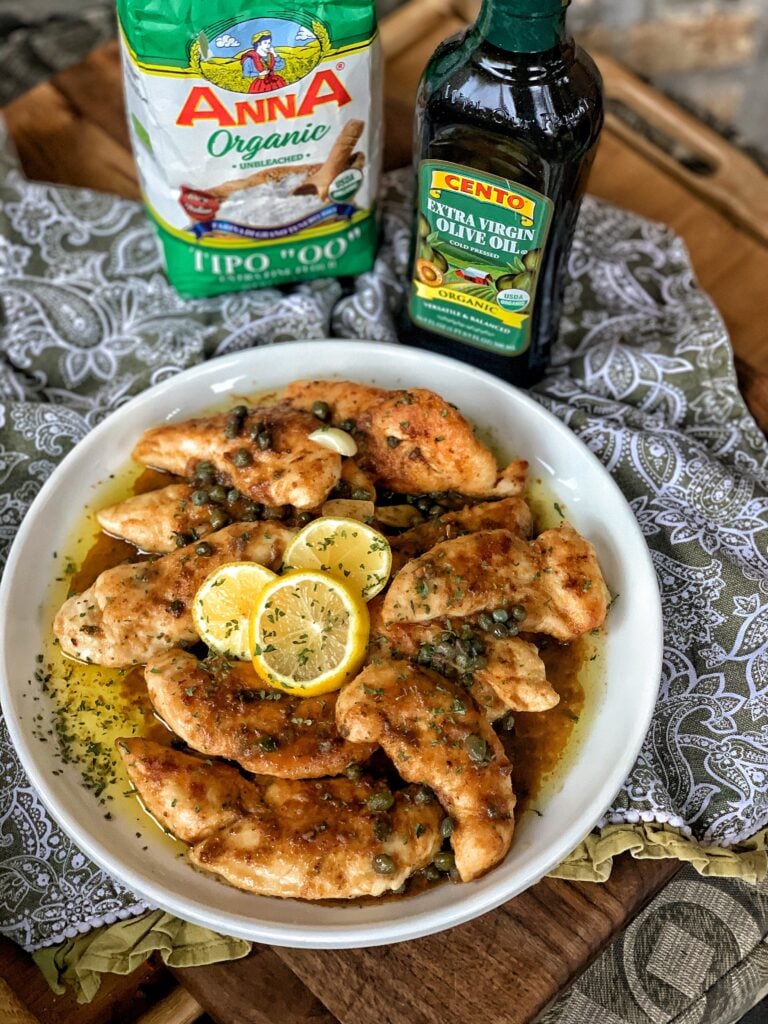 Lemon Caper Chicken Cutlets