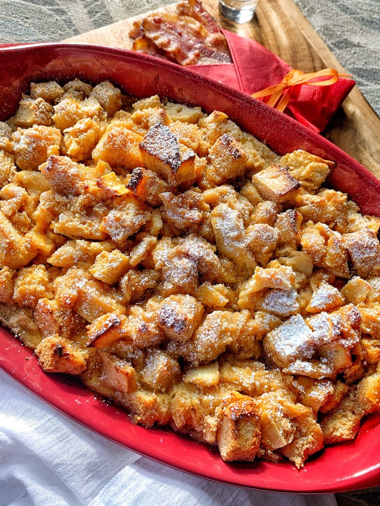 A close up of French Toast Casserole