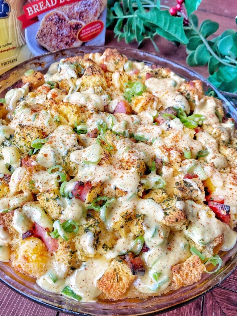 Easy Eggs Benedict Casserole
