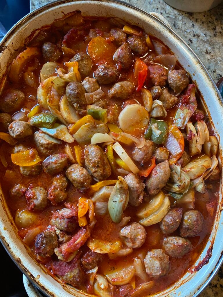 Sausage and peppers