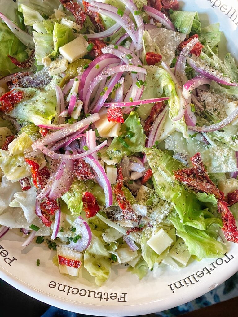 Pizza salad