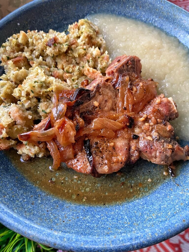 Pan seared appl