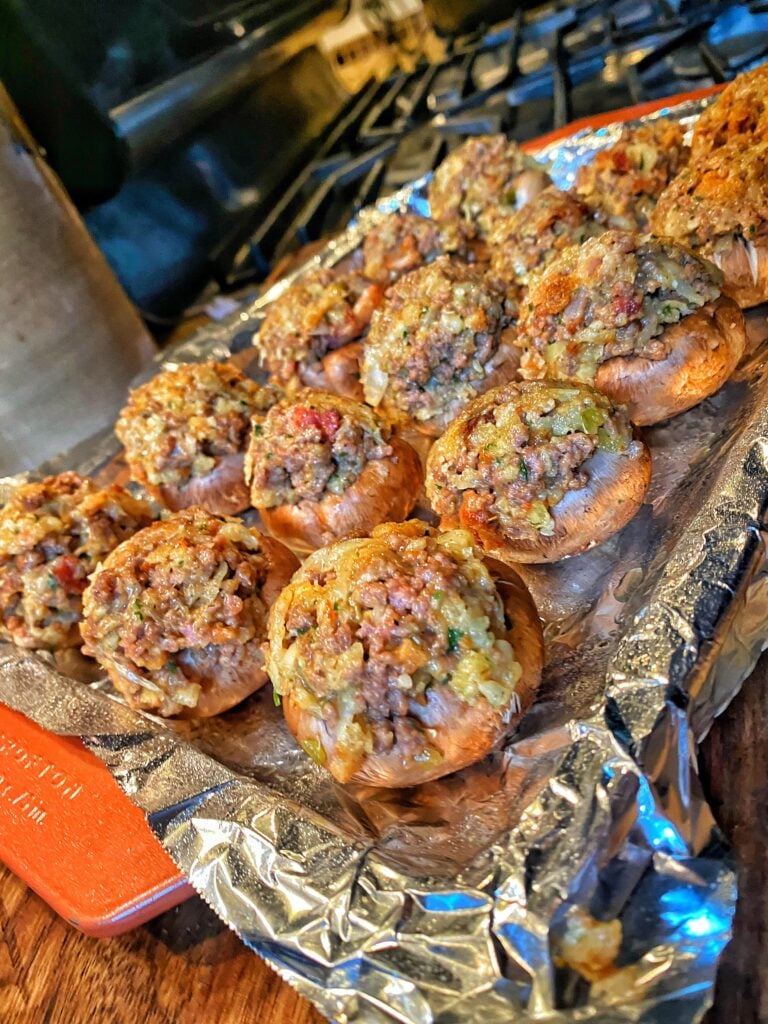 Stuffed mushrooms