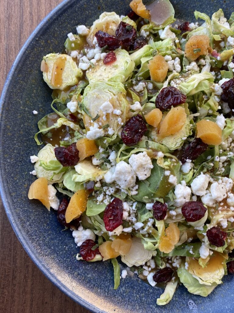 Shaved Brussels Sprouts Salad