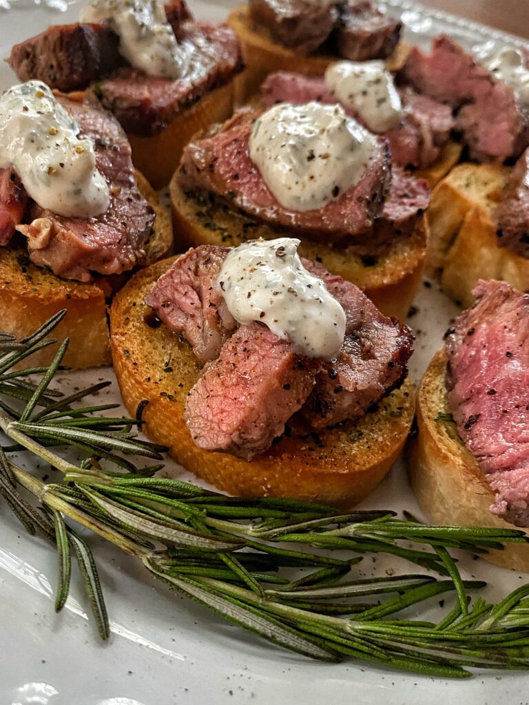 Garlic Steak Bites