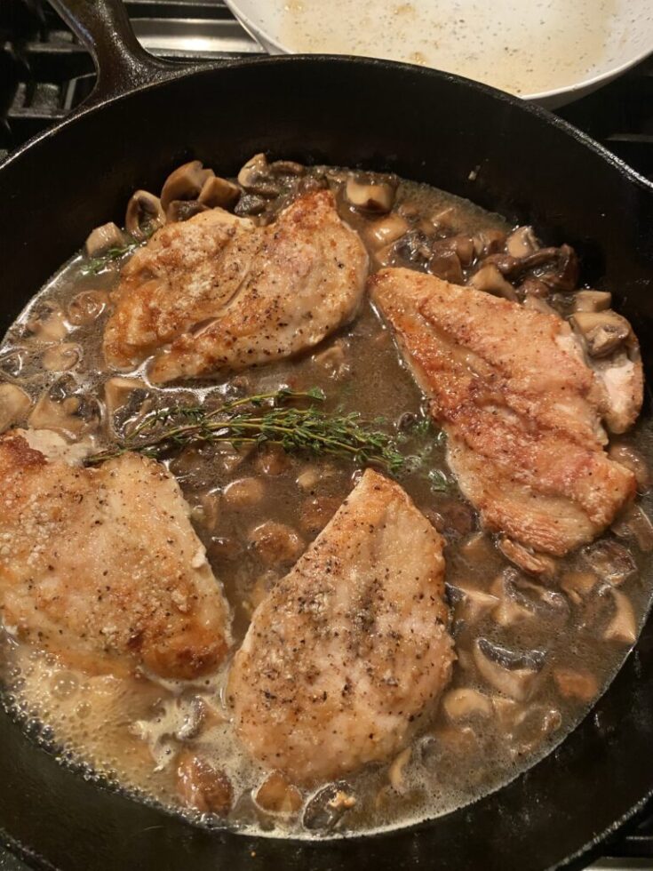 Easy Skillet Chicken With Savory Pan Gravy