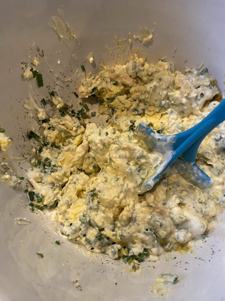 Egg salad mixture