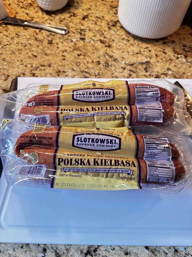 Two packages of Polish Kielbasa