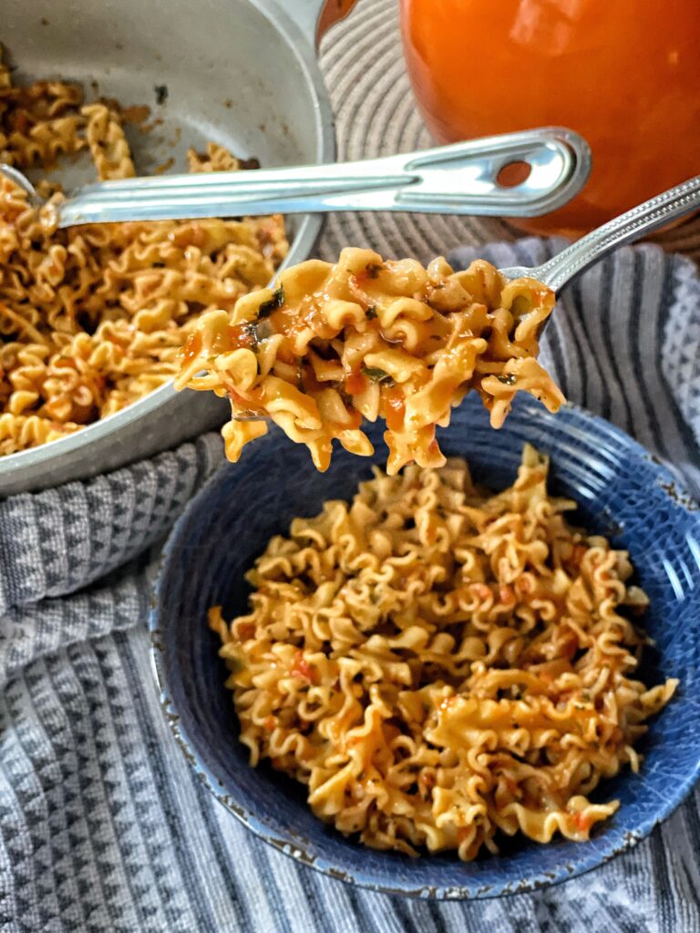 A forkful of easy Sunday pasta