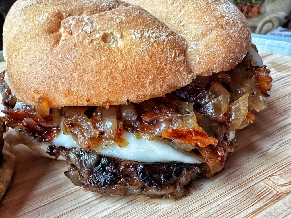 Maple Bacon Smash Burger