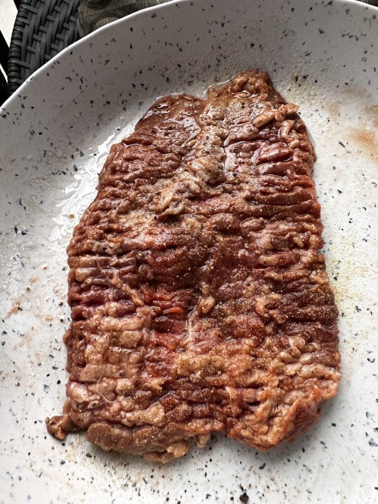 Marinated beef
