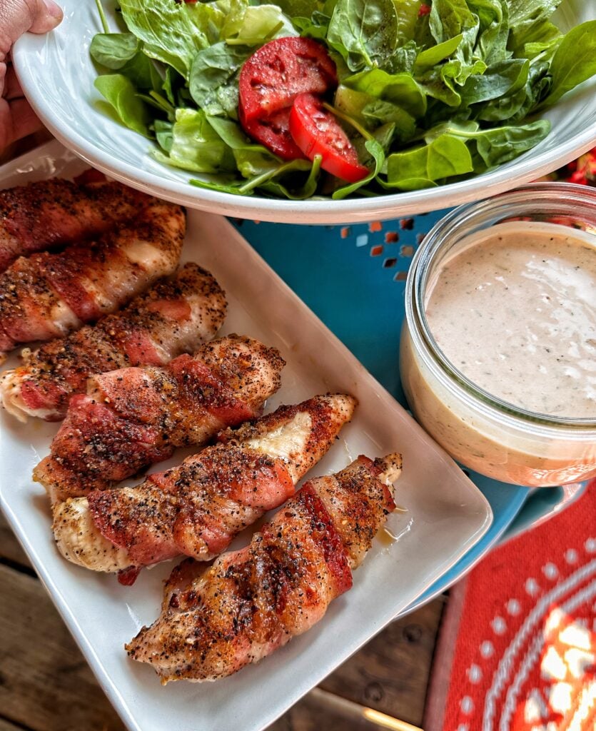 BLT chicken tenders