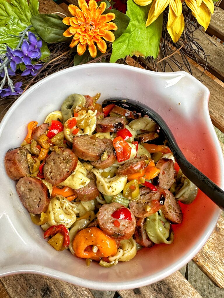 Sausage and Peppers Pasta Salad
