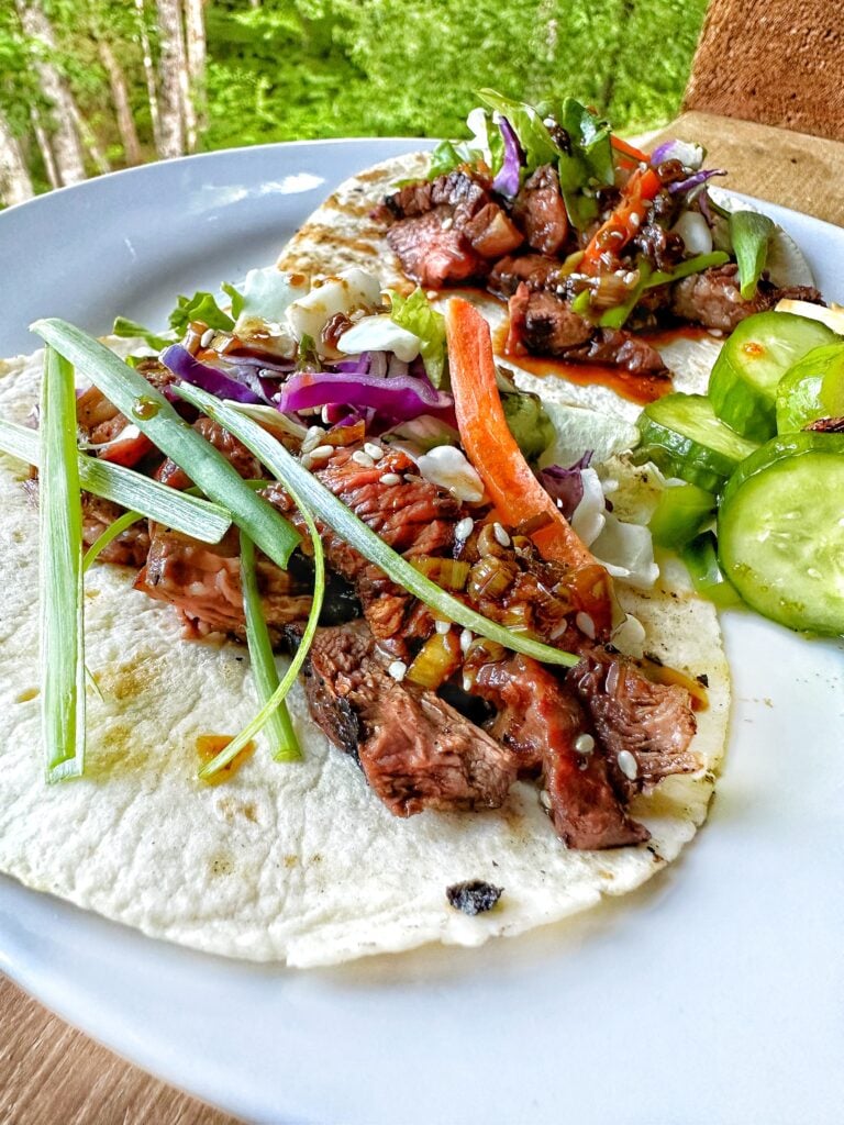 Korean beef tacos