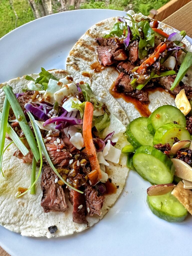 Korean beef tacos