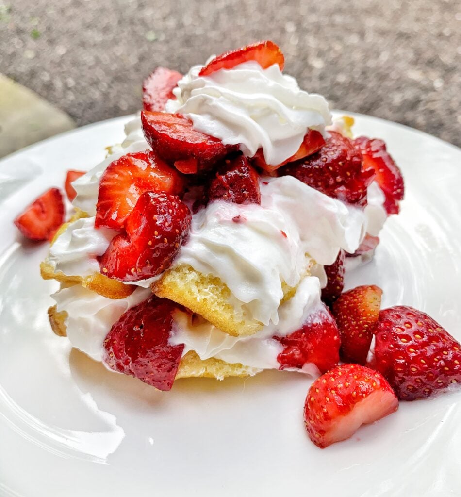Special strawberry shortcake