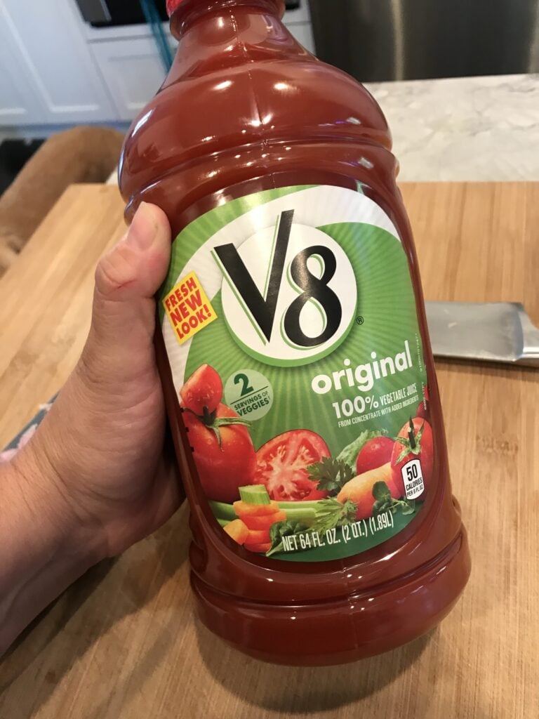 A big jug of V8 original