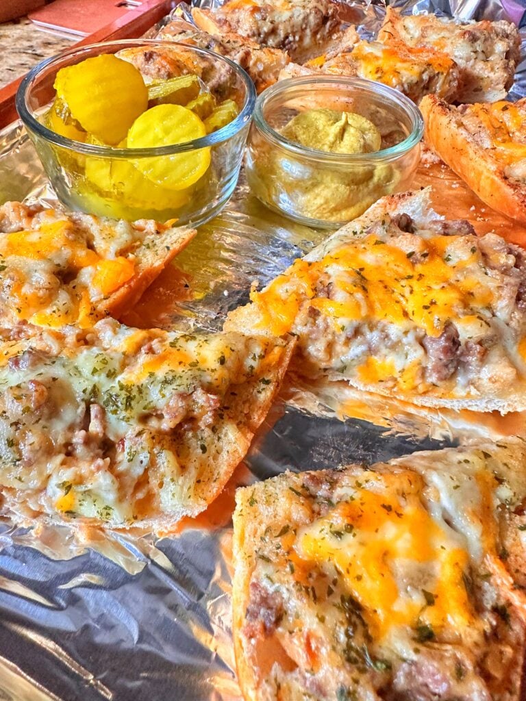 Cheeseburger Boats