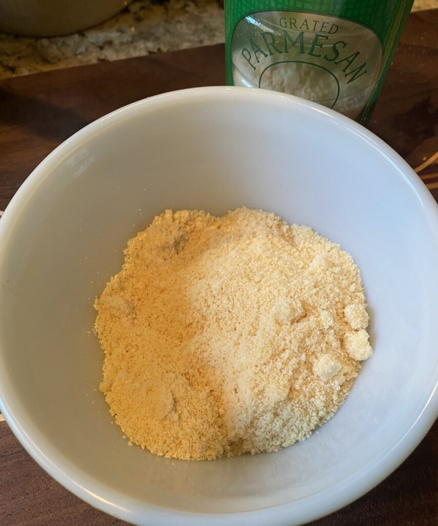 Powdered parmesan cheese