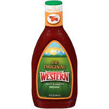 A bottle of Western brand French dressing