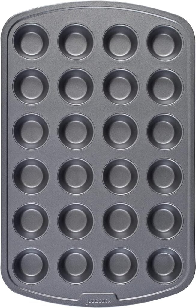 An empty muffin tin