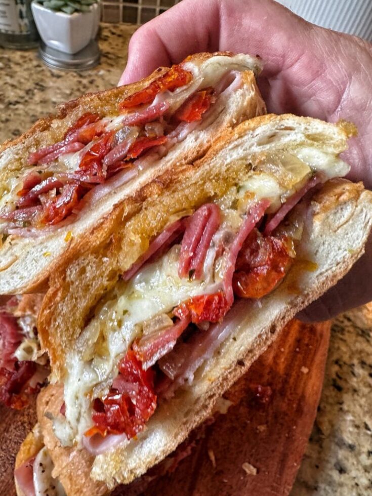 baked mini Italian subs