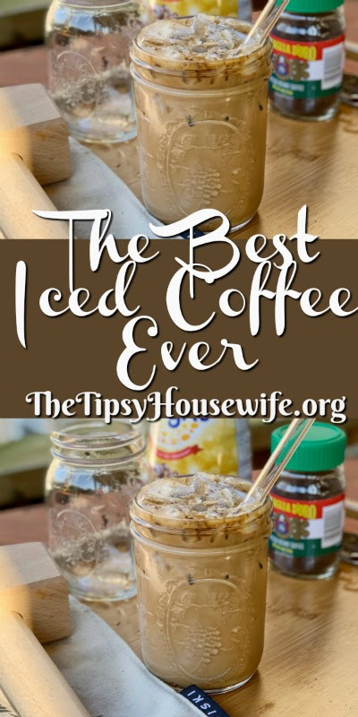 A recipe cover image for the Best Iced Coffee Ever