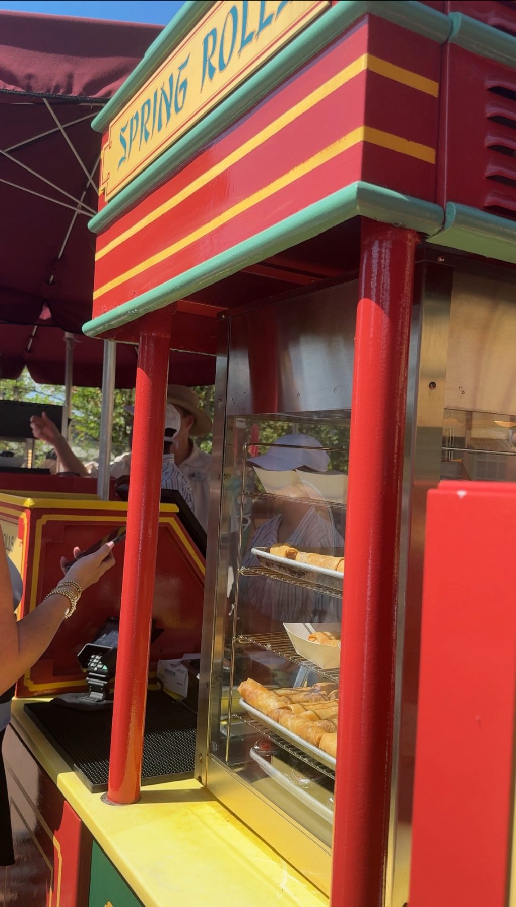 The Spring Roll stand at Adventure Land