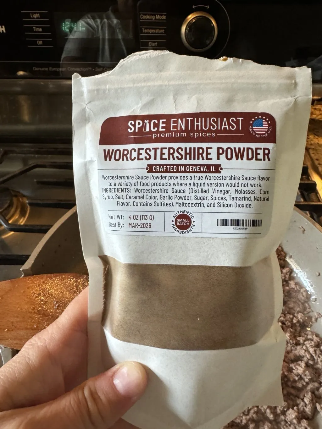 A package of Worcestershire Powder