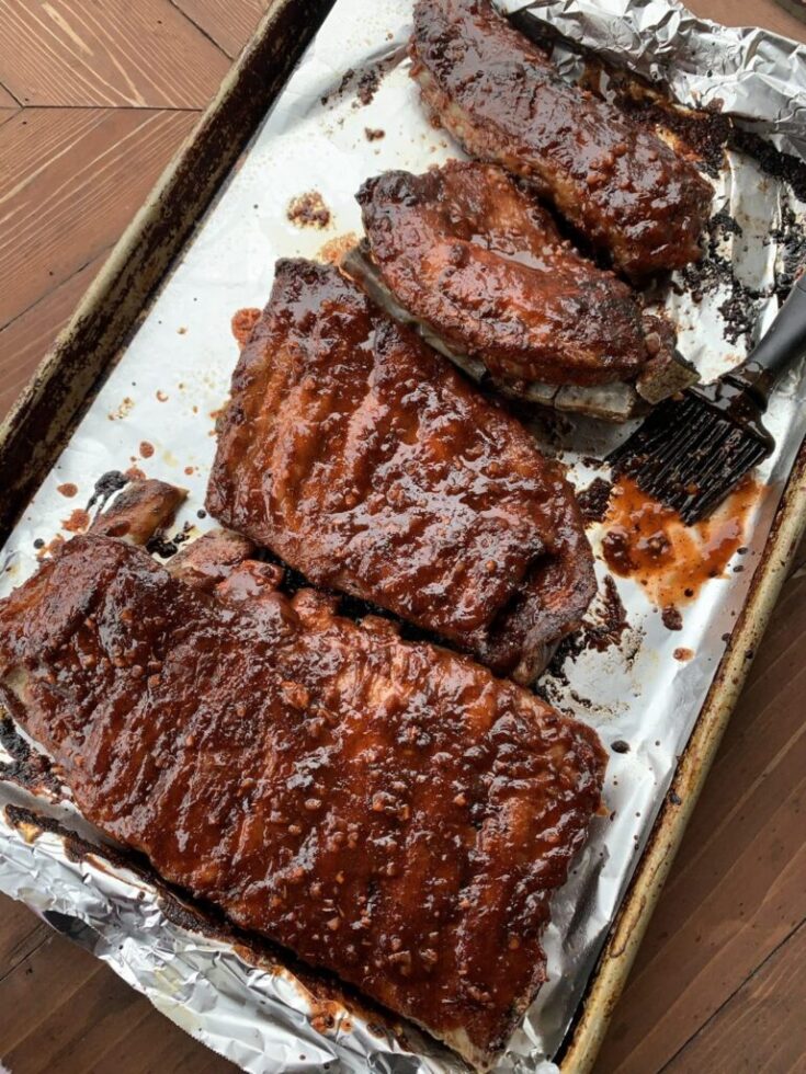 The Best Oven Baked Barbecue Pork Ribs Recipe