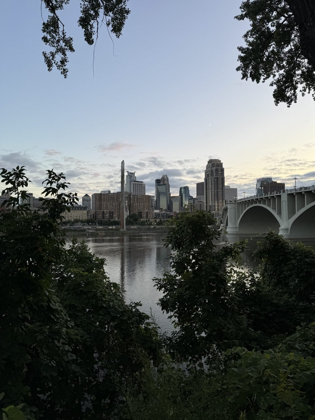 The Minneapolis skyline.
