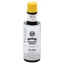 A bottle of Angostura bitters.