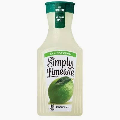 A bottle of limeade